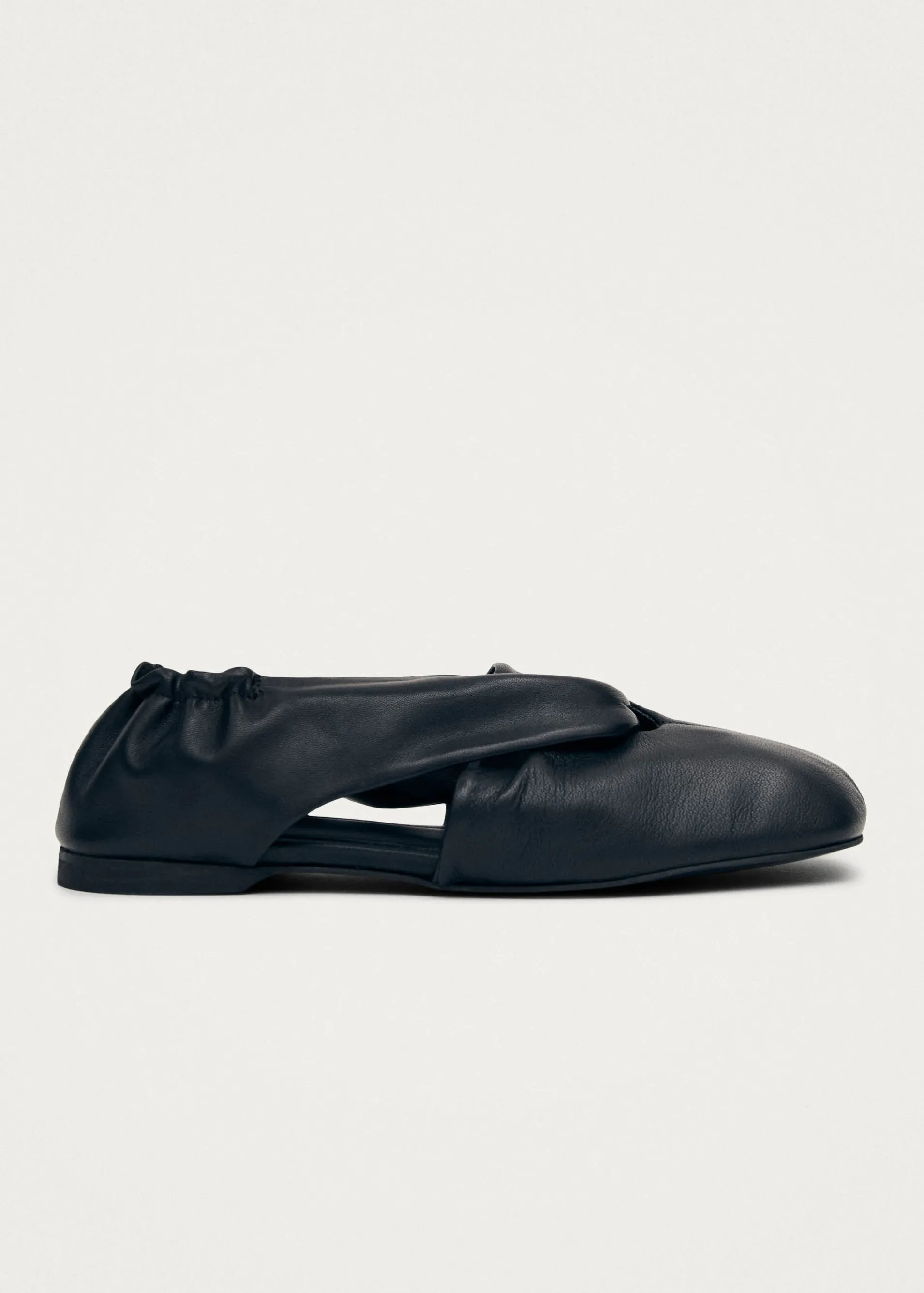 Best Sale Alaula Ballerines en Cuir Noir Ballerines