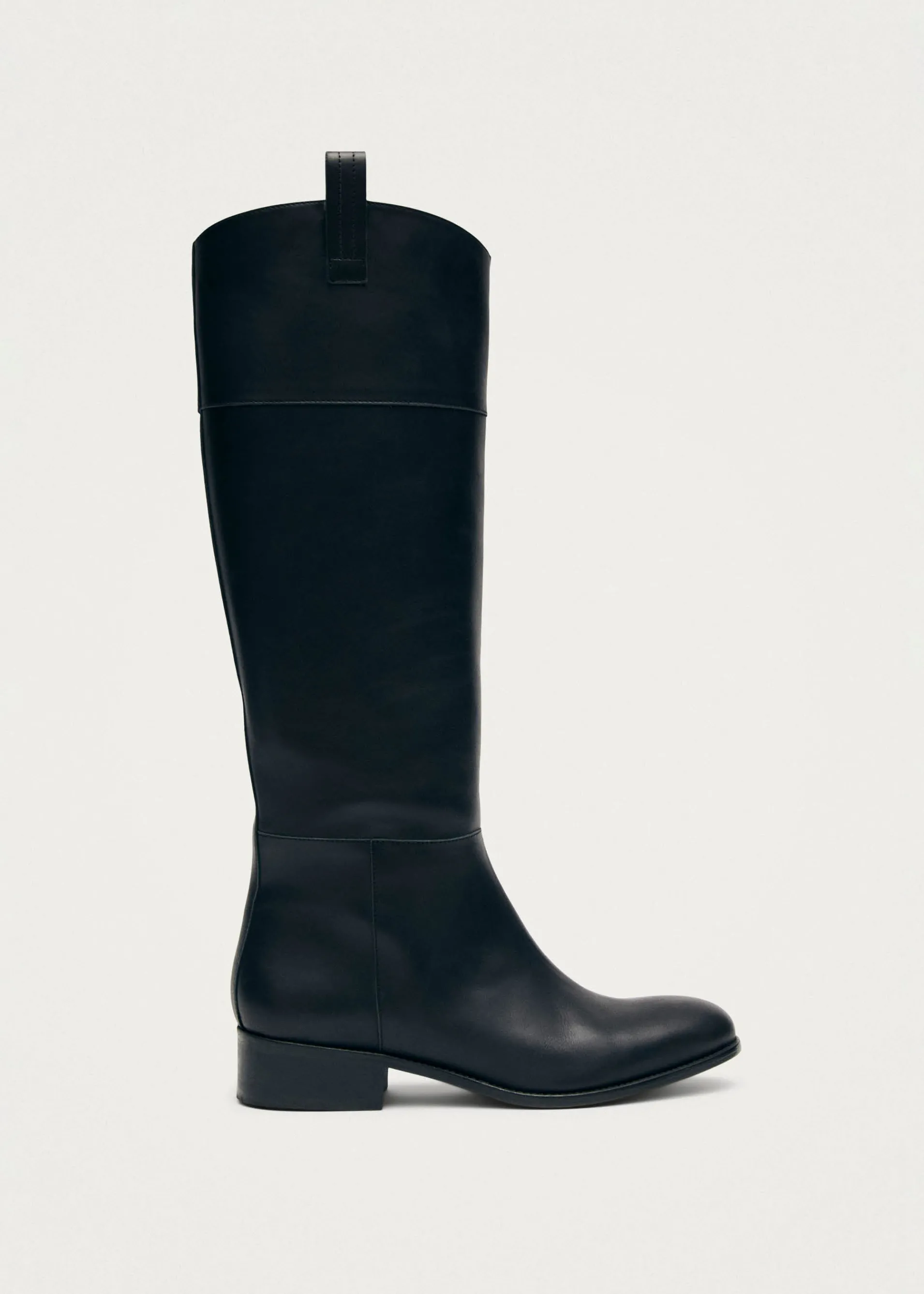 Cheap Billie Bottes en Cuir Noir Unités Limitées | Bottes