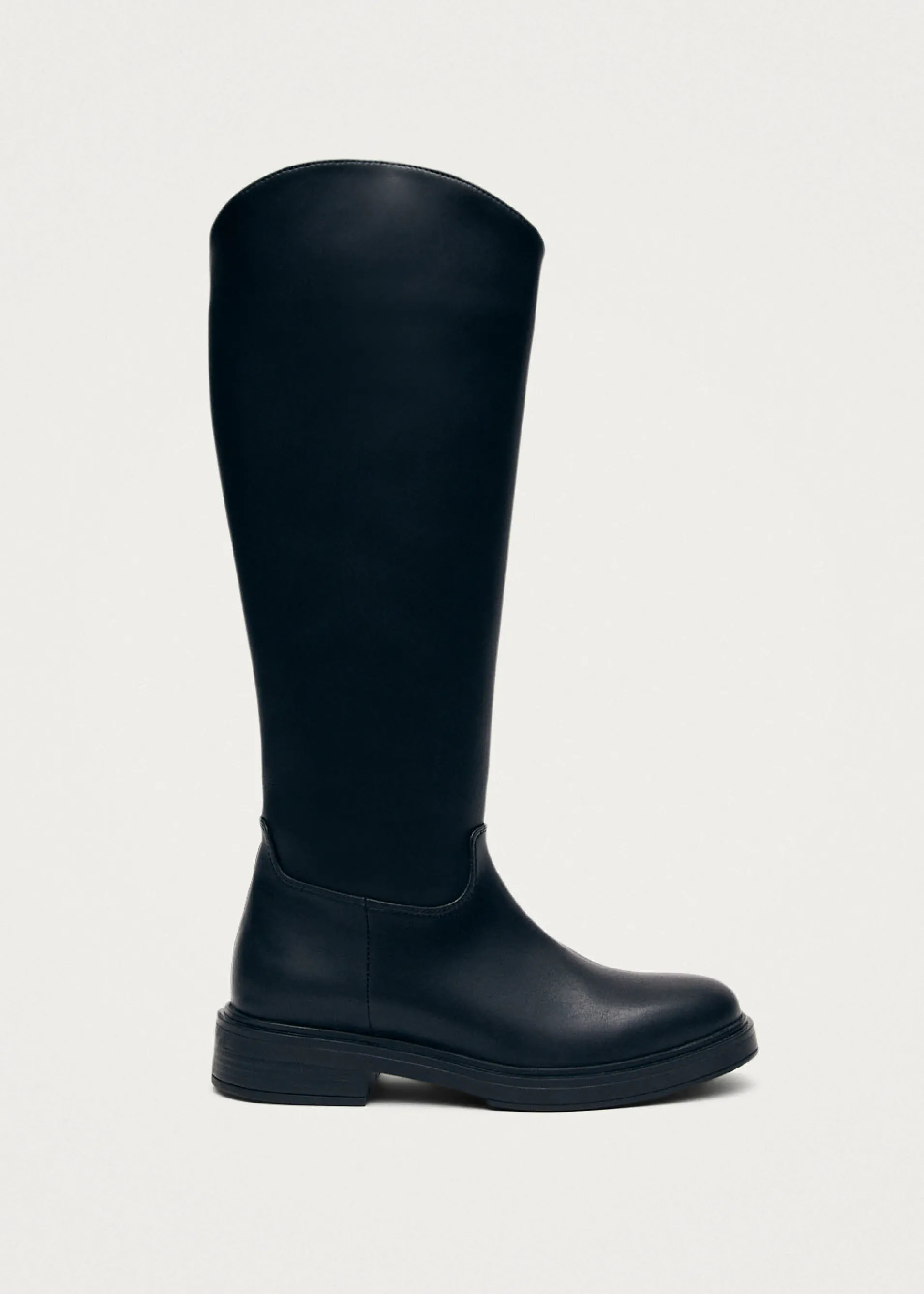 Clearance Carson Bottes D'équitation Noires Vegan Unités Limitées | Vegan