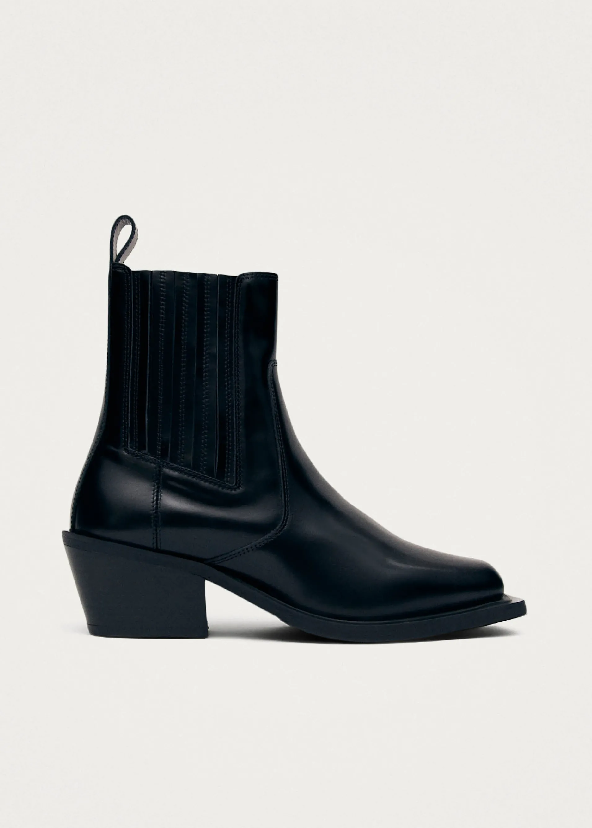 Online Denver Bottines en Cuir Noir Bottes