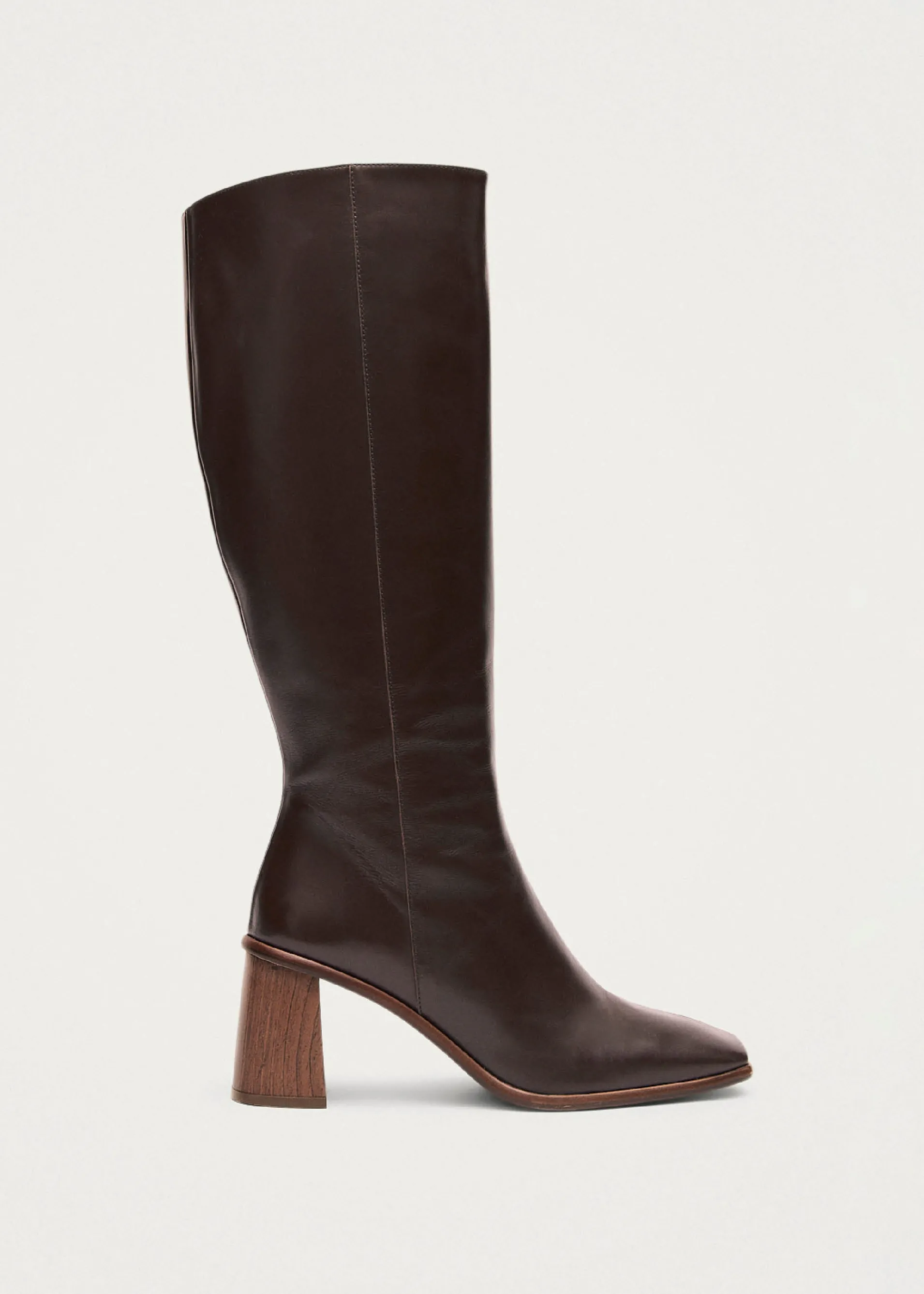 Hot East Bottes en cuir marron Bottes