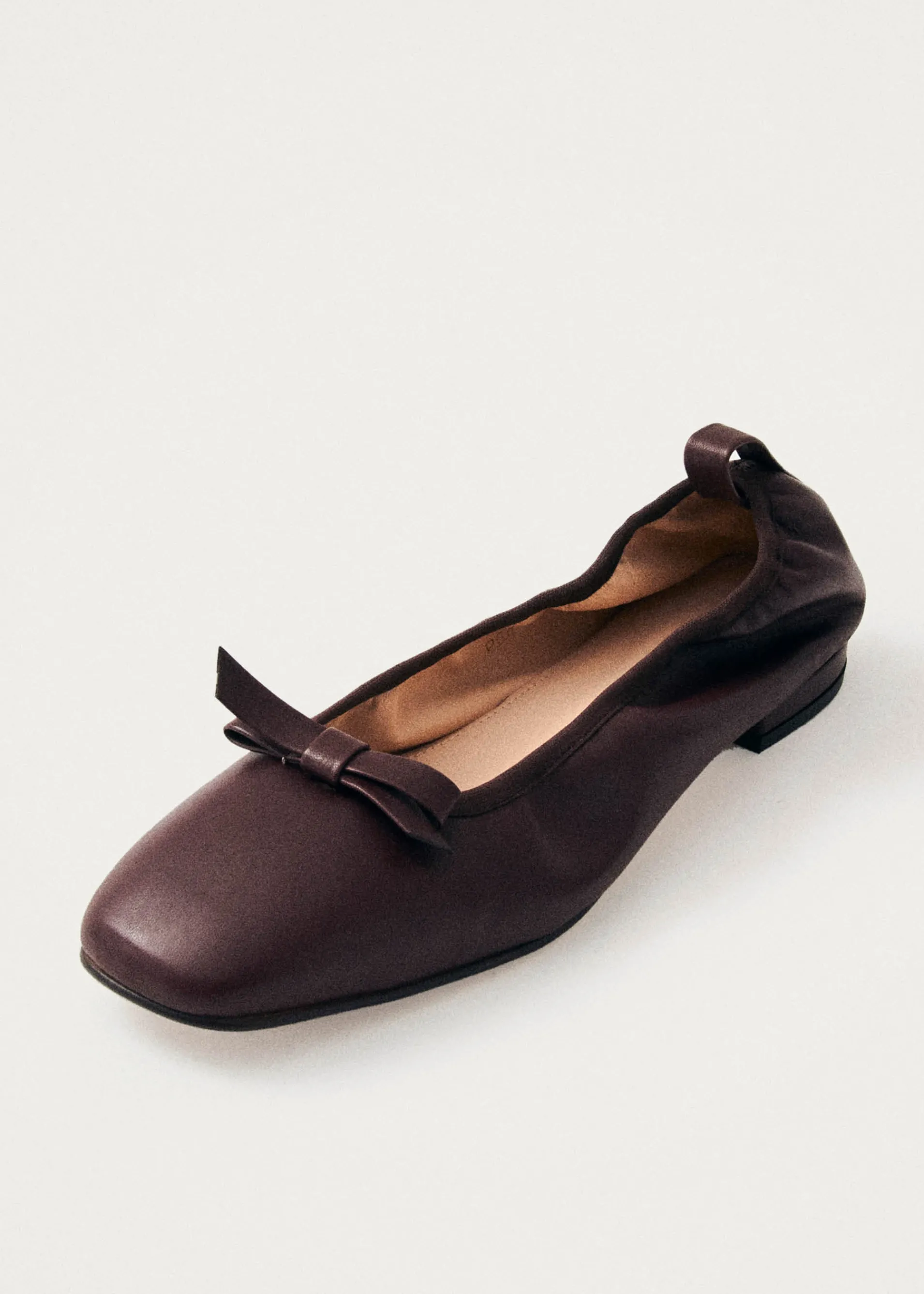 Online Freya Ballerines en Cuir Marron Unités Limitées | Ballerines