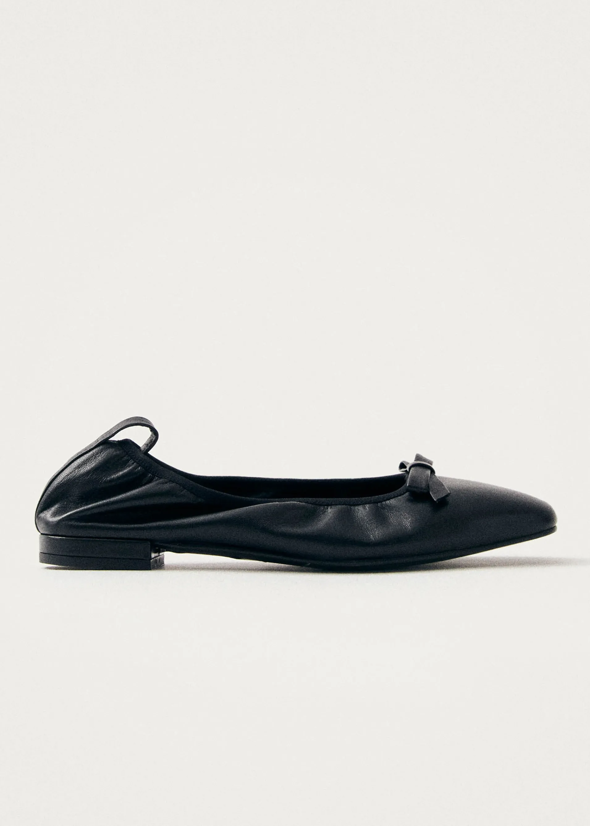 New Freya Ballerines en Cuir Noir Unités Limitées | Ballerines