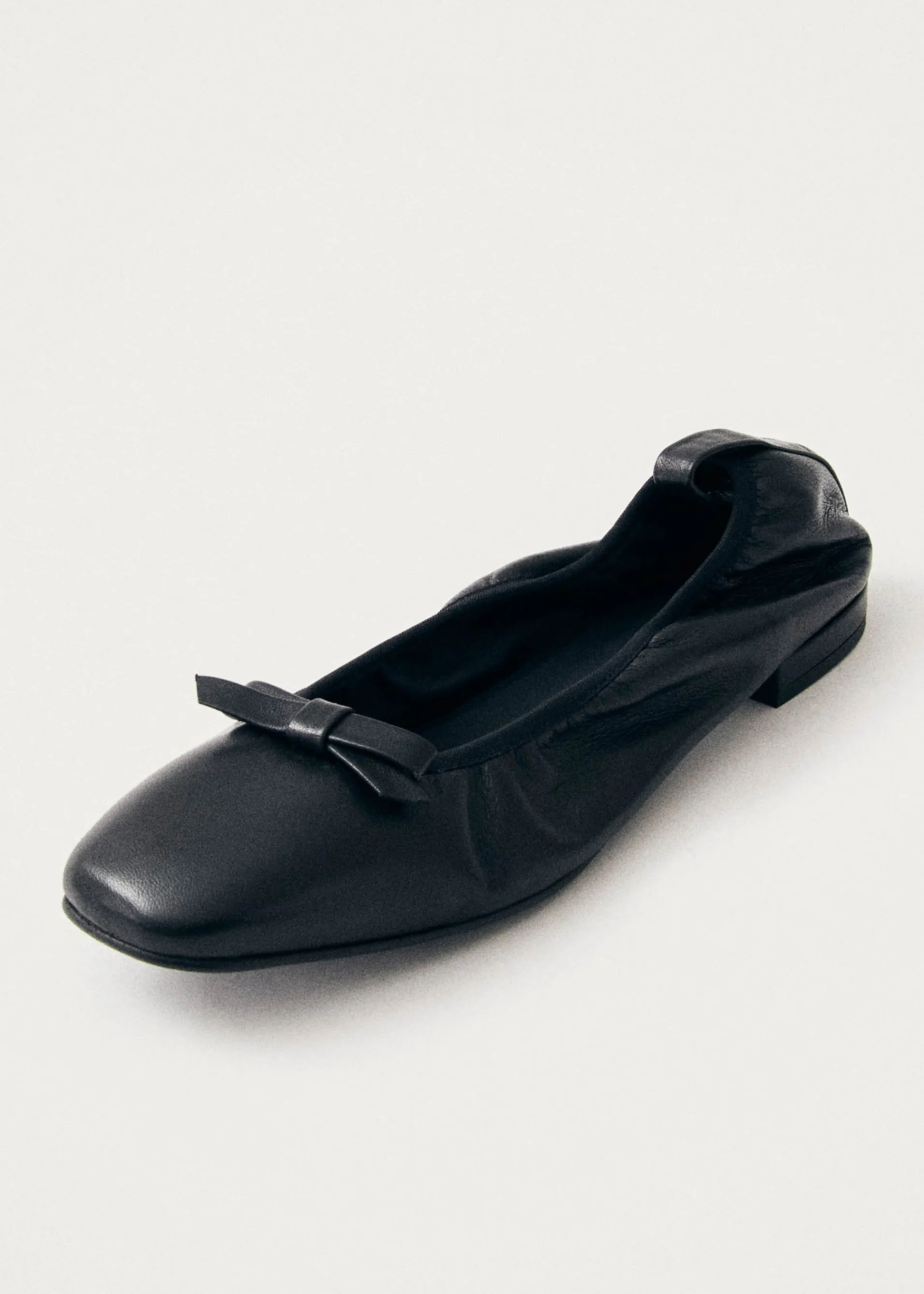 New Freya Ballerines en Cuir Noir Unités Limitées | Ballerines