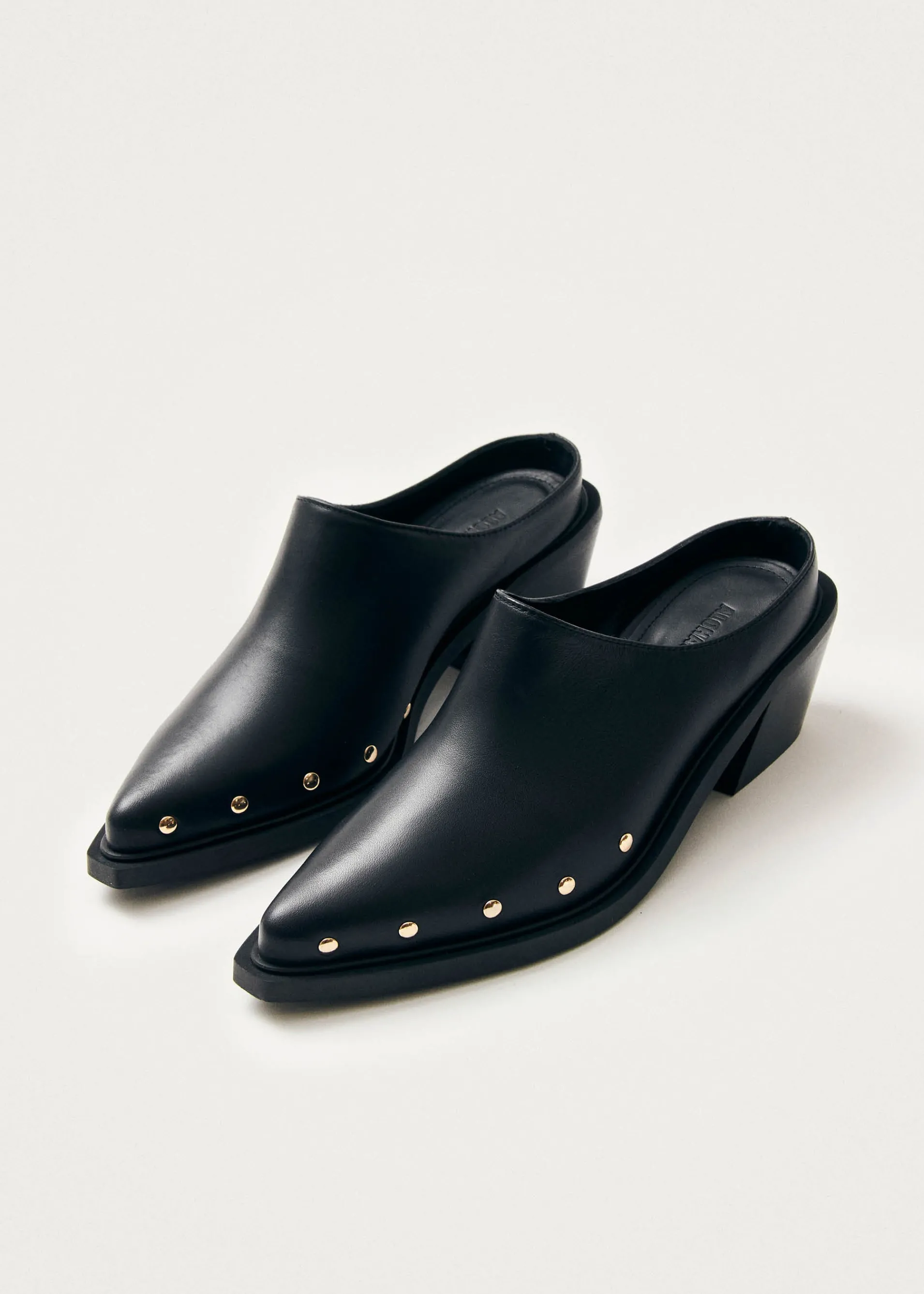 Best Sale Lorenzo Mules en cuir noir Unités Limitées | Mules