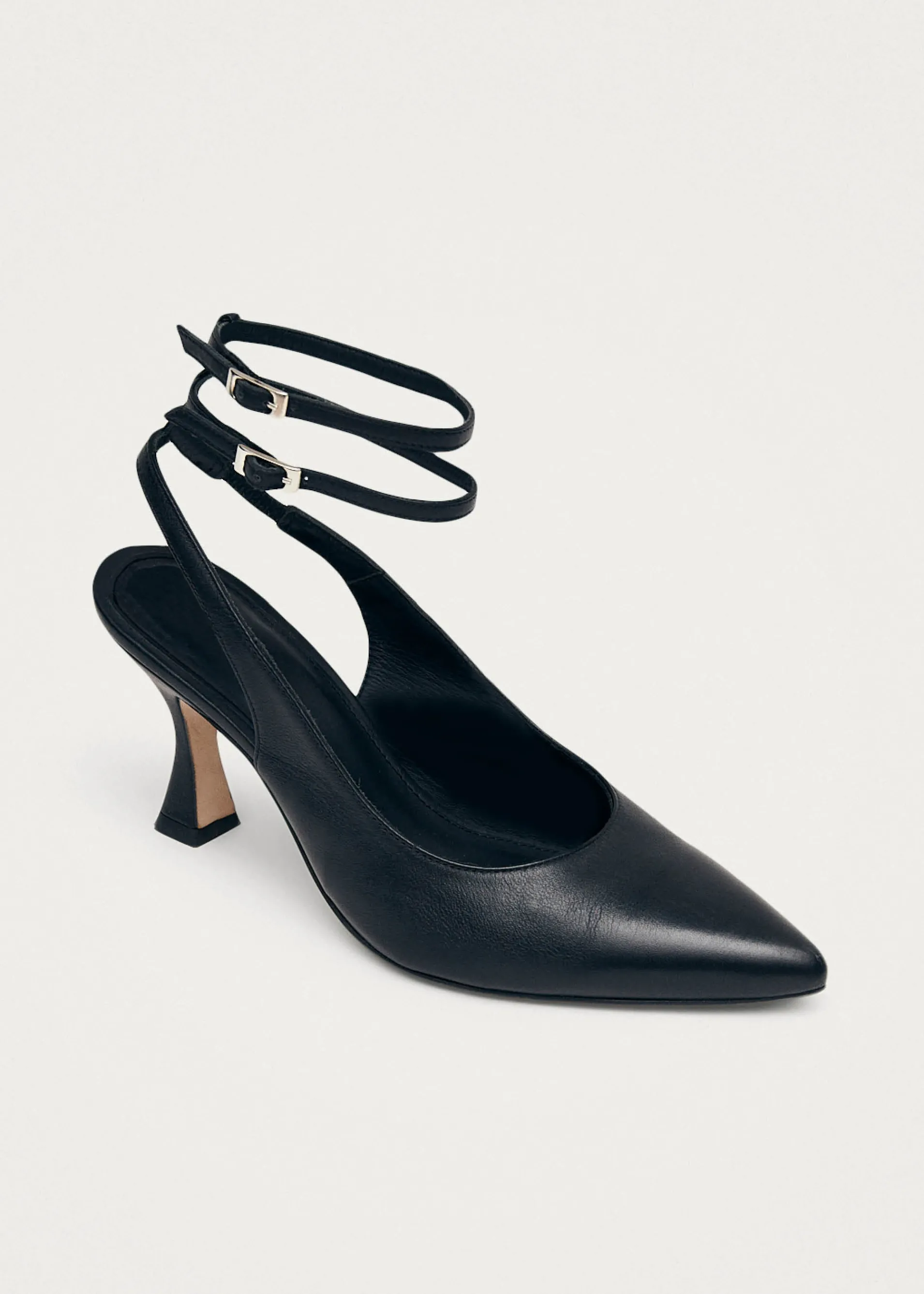 Clearance Louise Escarpins en cuir noir Unités Limitées | Chaussures À Talons