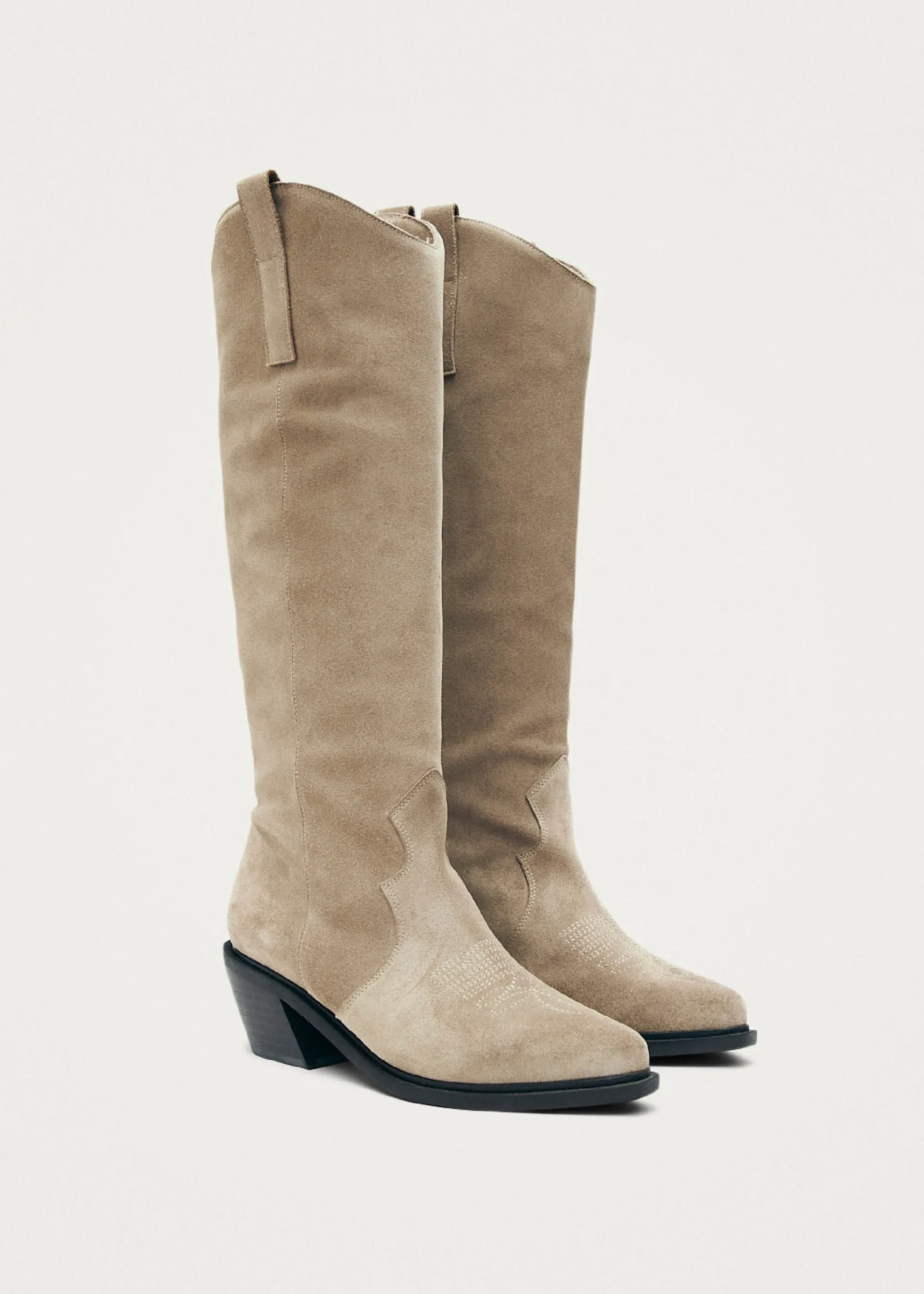 Cheap Mount Suede Bottes en daim beige Unités Limitées | Bottes