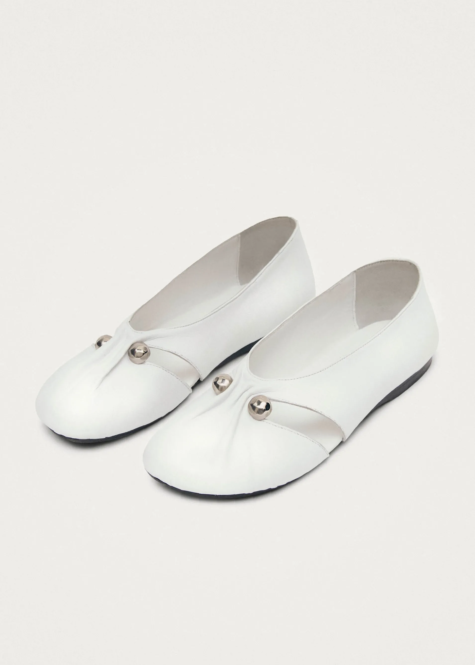 Discount Ravena Leather Ballet Flats Ballerines