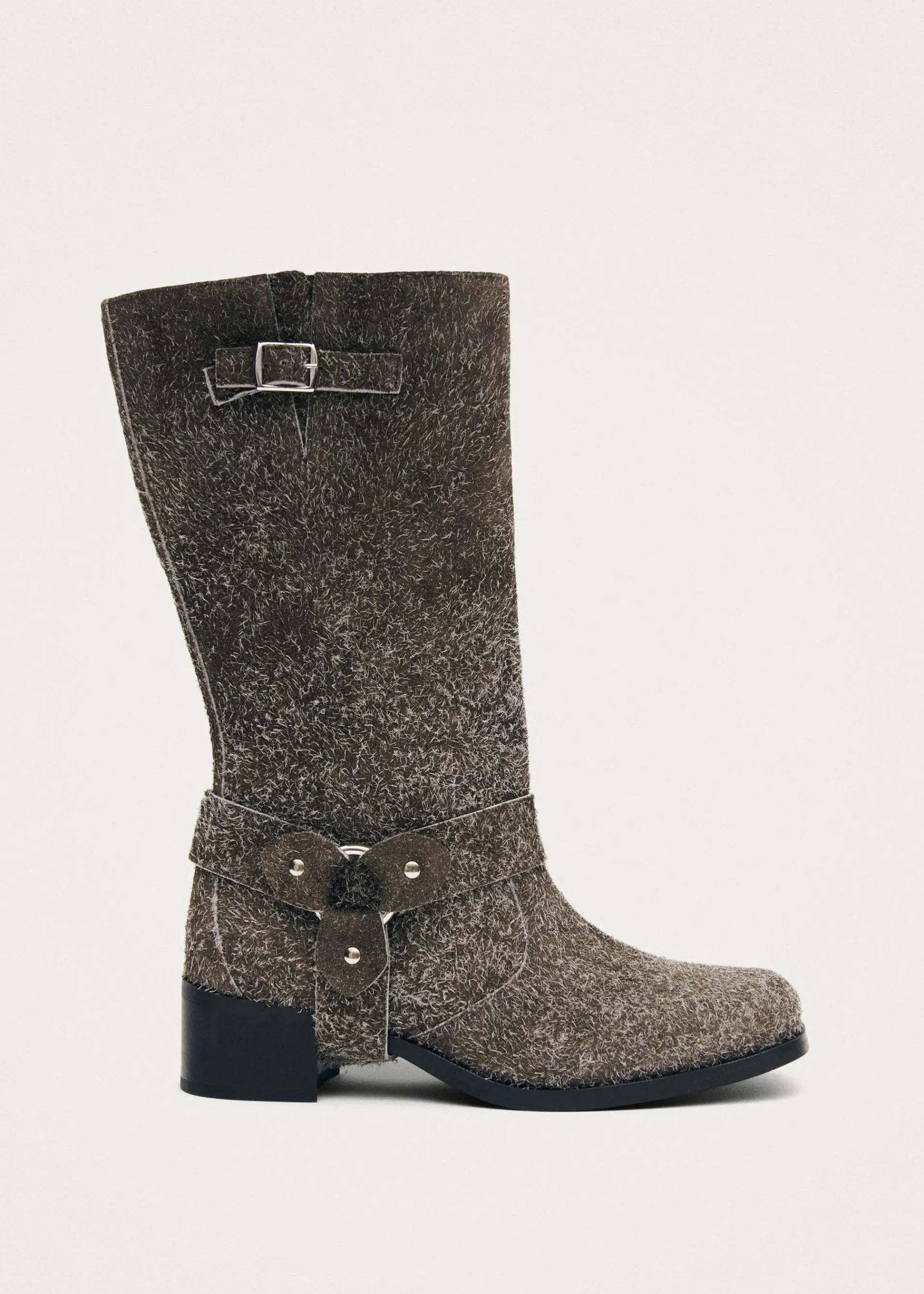 Best Rocky Suede Fuzzy Dust Khaki Bottes