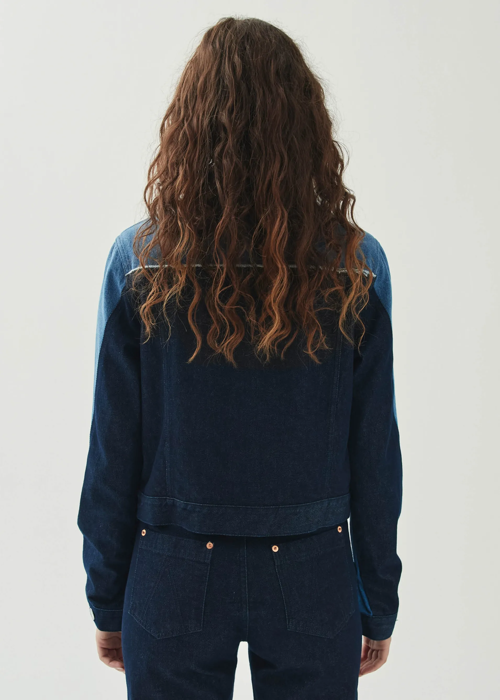 Flash Sale Sand Veste en Jean Bicolore Indigo Unités Limitées | Vestes & Manteaux