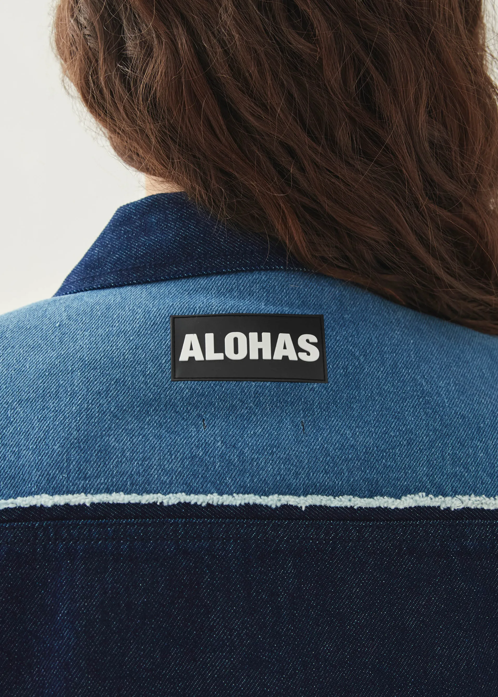 Flash Sale Sand Veste en Jean Bicolore Indigo Unités Limitées | Vestes & Manteaux