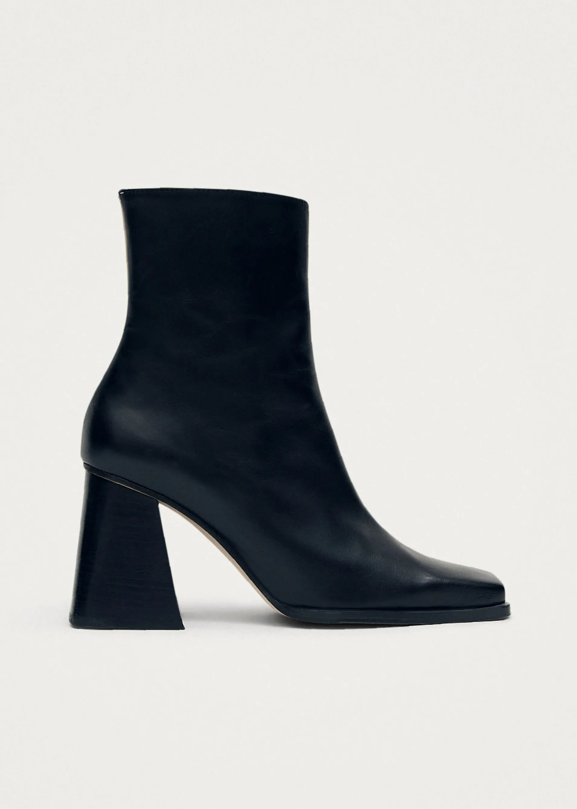 Clearance South Bicolor Bottines en cuir noir et beige Unités Limitées | Bottes