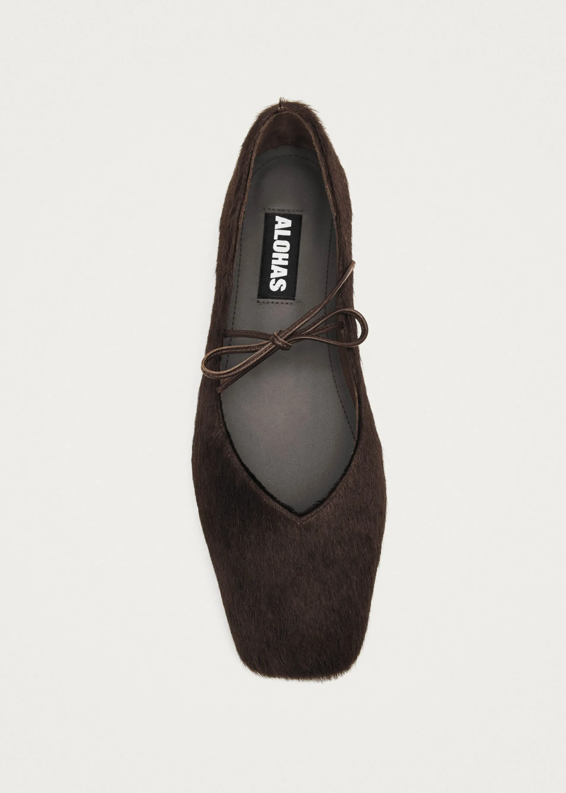 Best Sway Soft Ballerines en Cuir Marron Ballerines