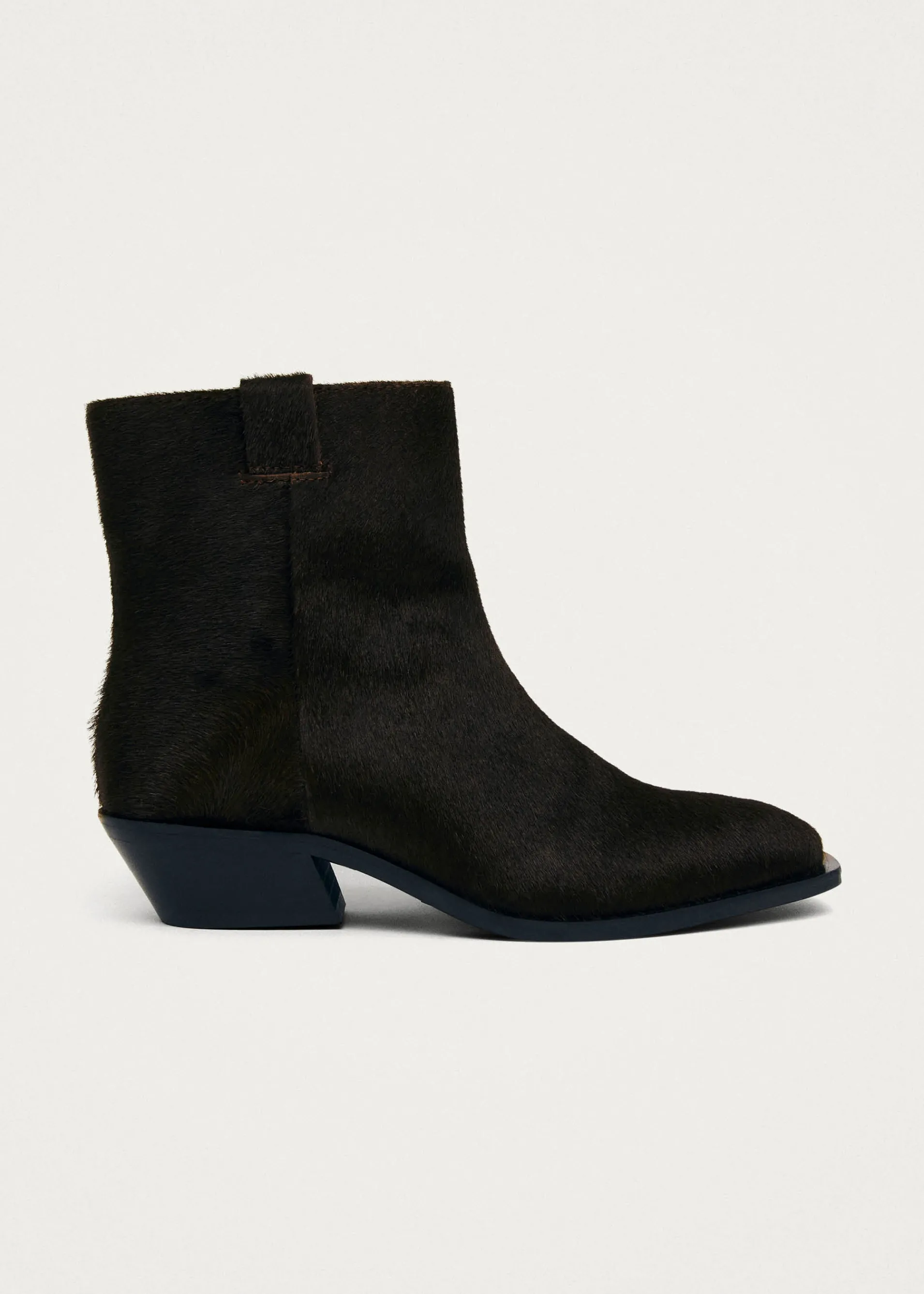 Clearance Syd Bottines en Cuir Marron Foncé Doux Bottes