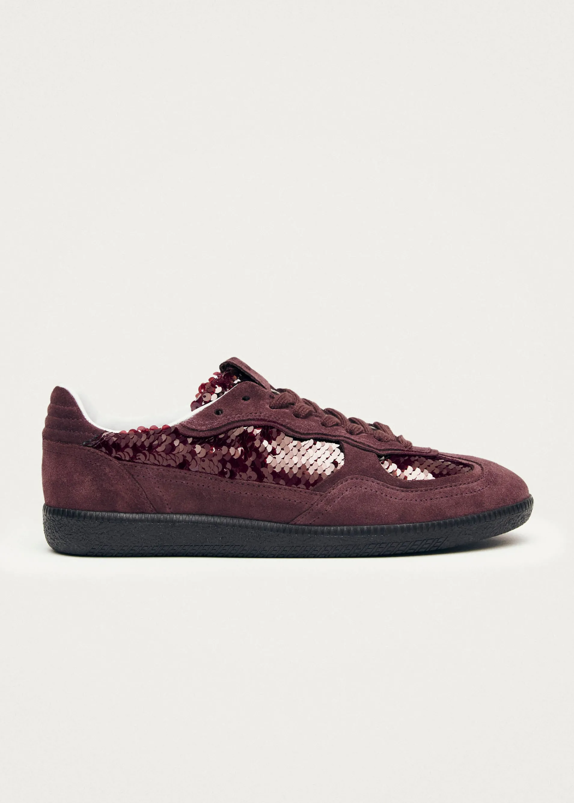 Store Tb.490 Glint Baskets en Cuir Bordeaux Baskets