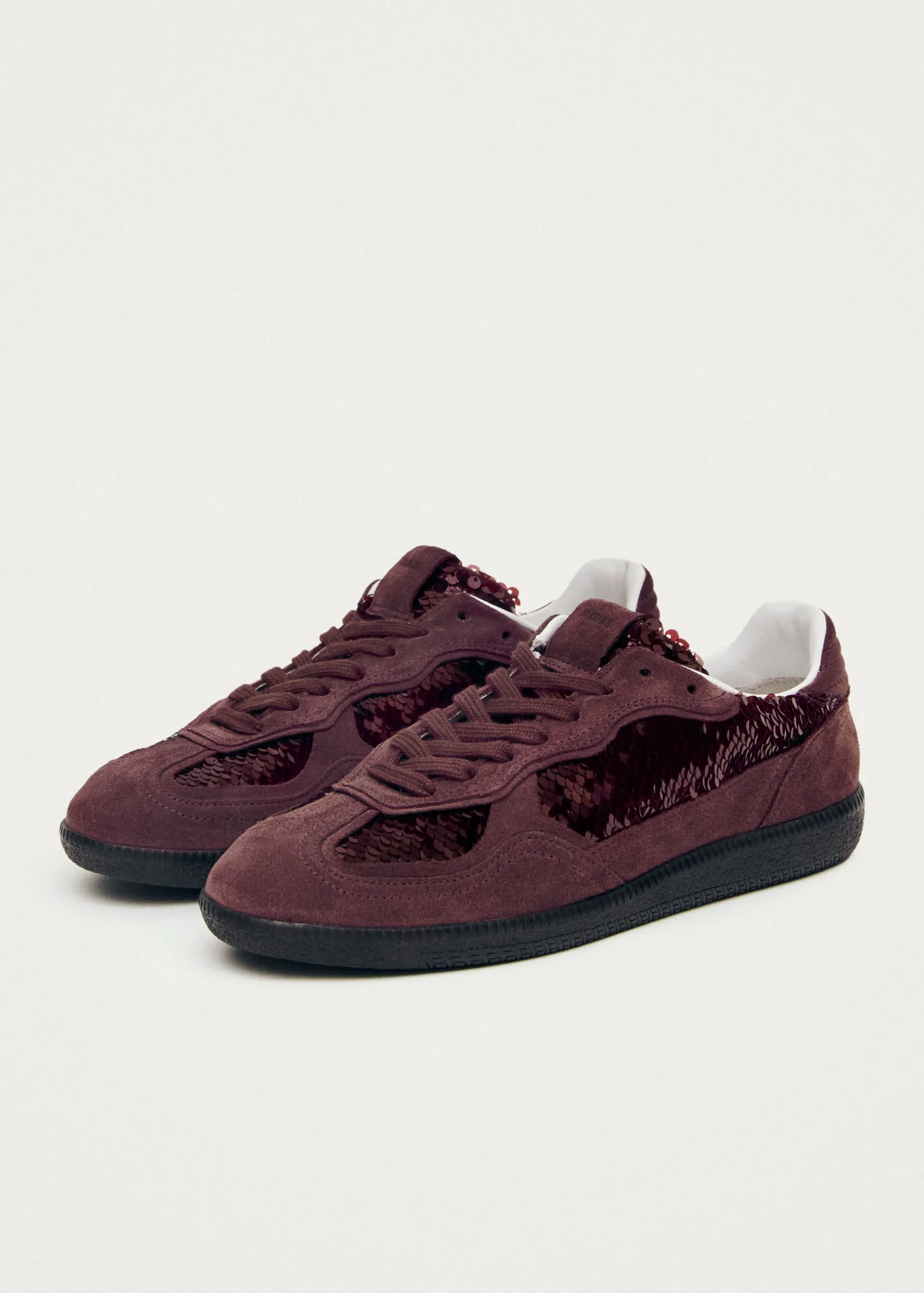 Store Tb.490 Glint Baskets en Cuir Bordeaux Baskets