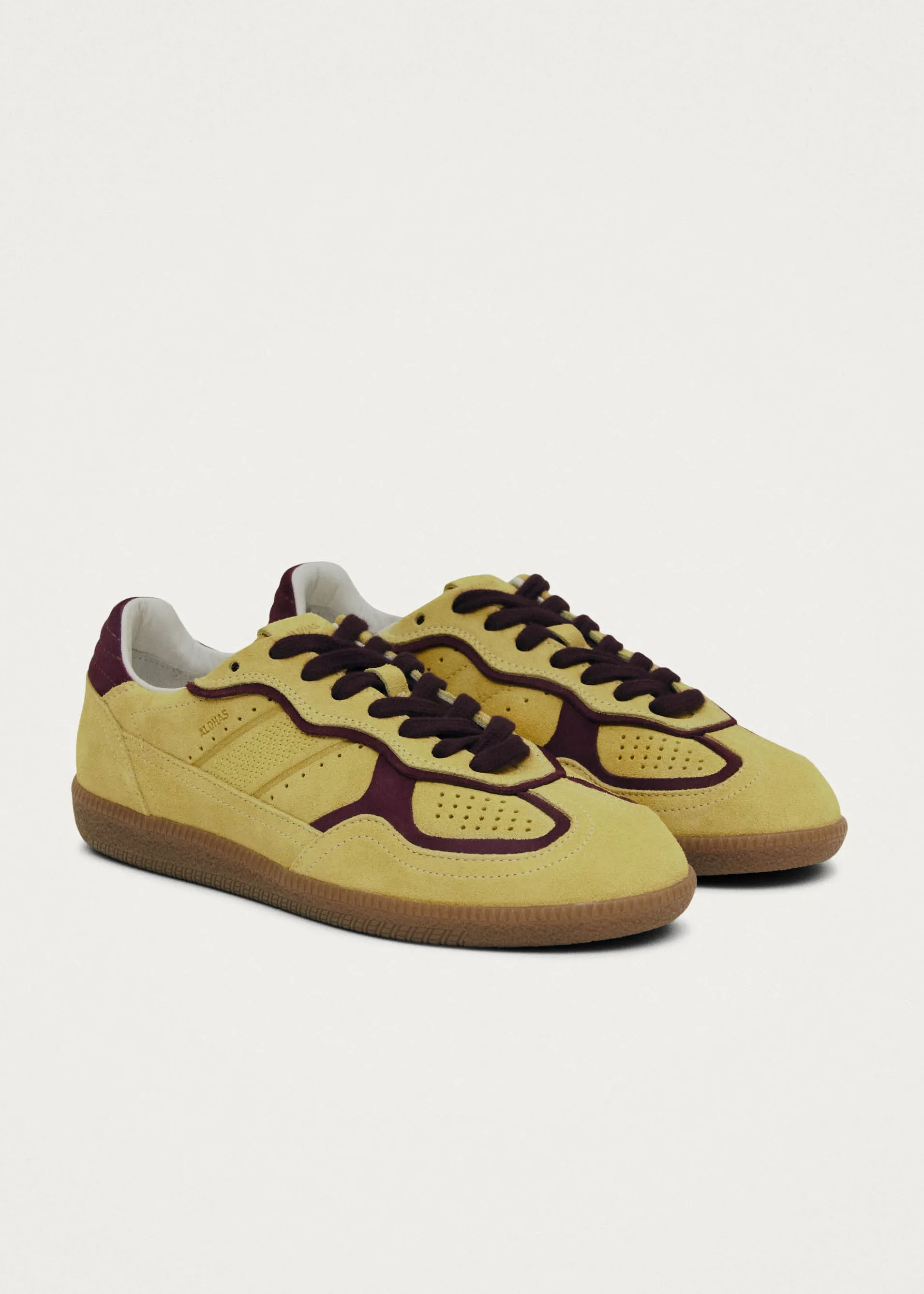 Fashion Tb.490 Rife Vanilla Baskets en Cuir Jaune Men | Baskets