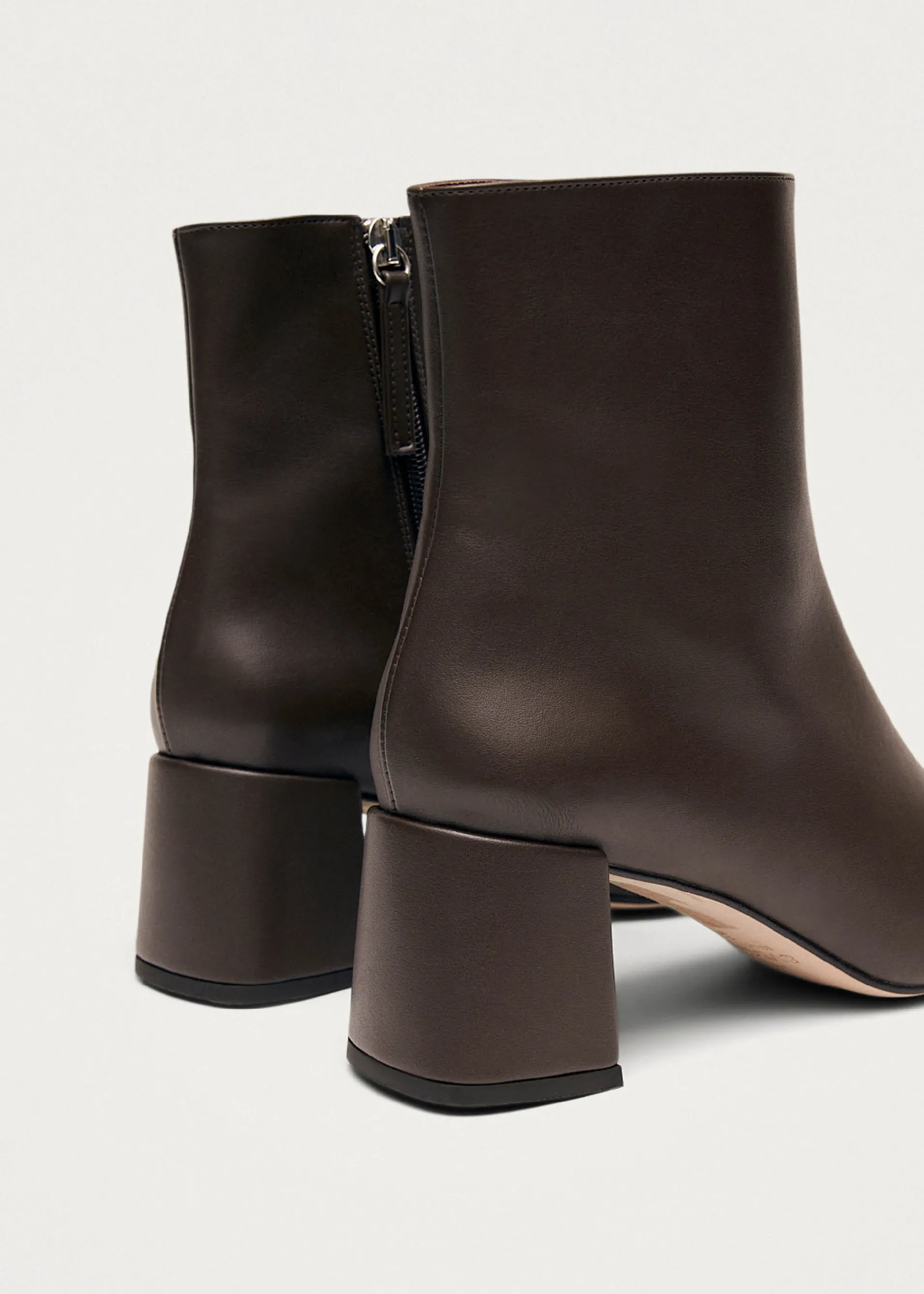 Hot Watercolor Bottines en cuir vegan marron foncé Unités Limitées | Vegan