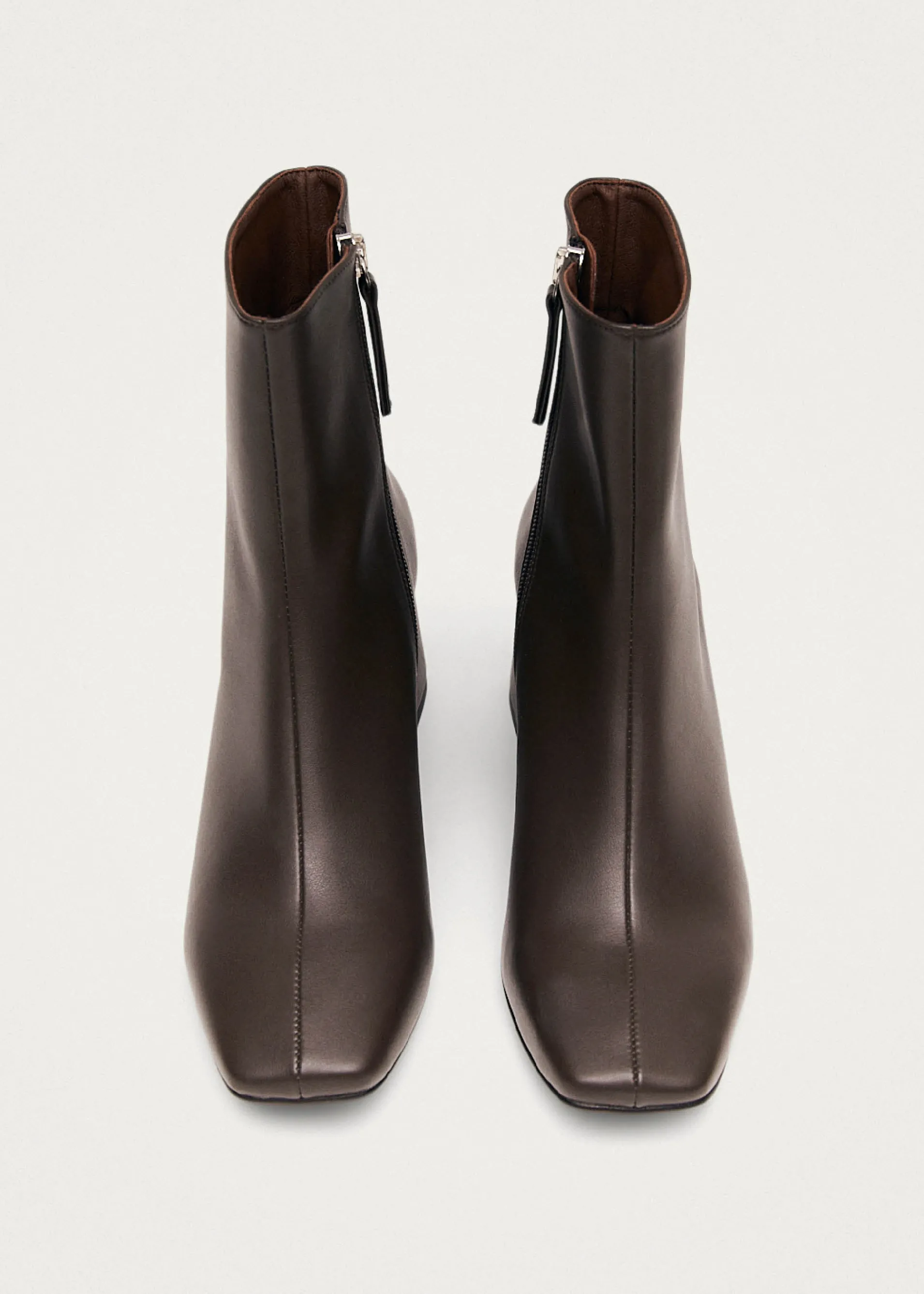 Hot Watercolor Bottines en cuir vegan marron foncé Unités Limitées | Vegan