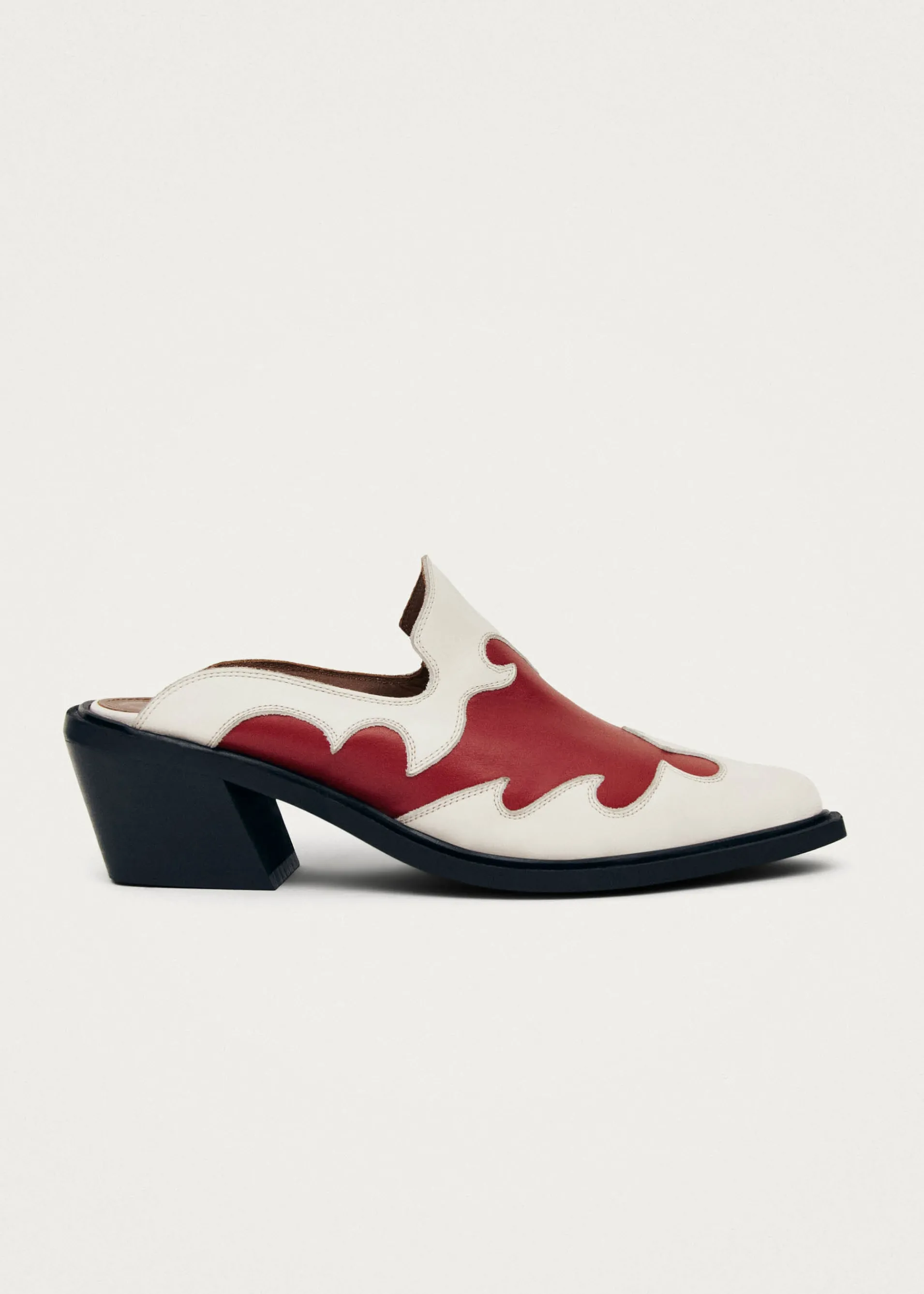 Clearance Weston Mules de Cowboy en Cuir Bicolore Unités Limitées | Mules