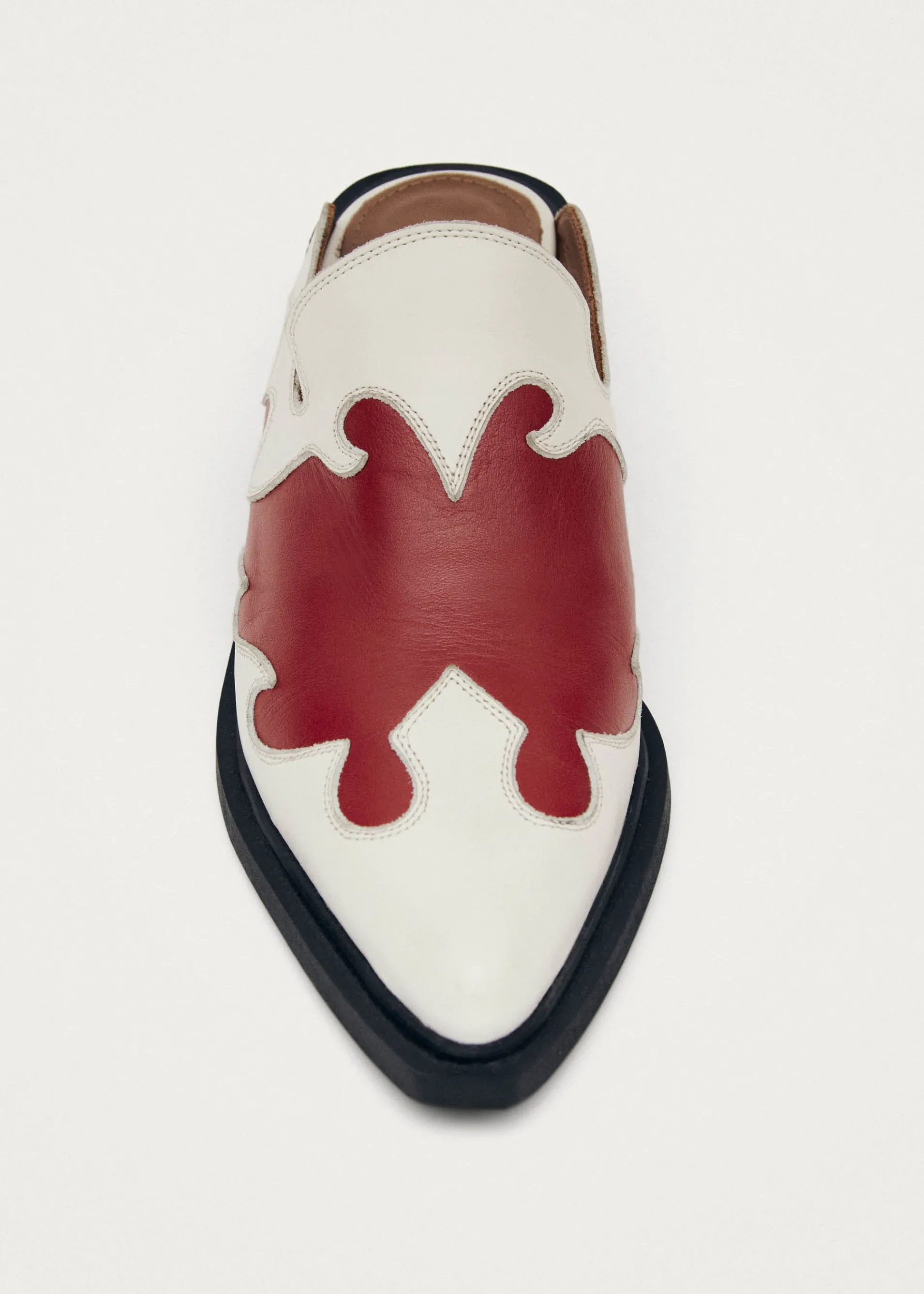 Clearance Weston Mules de Cowboy en Cuir Bicolore Unités Limitées | Mules